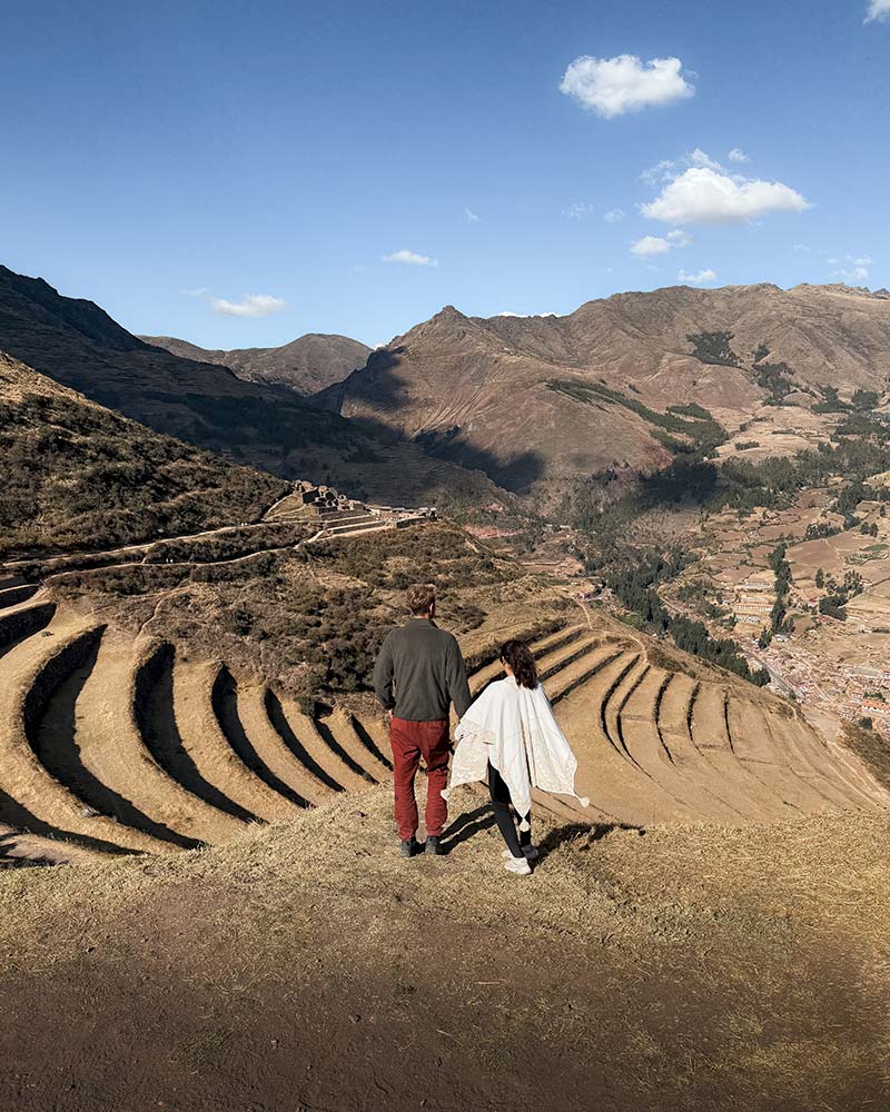 Casal em Moray, no Vale Sagrado dos Incas