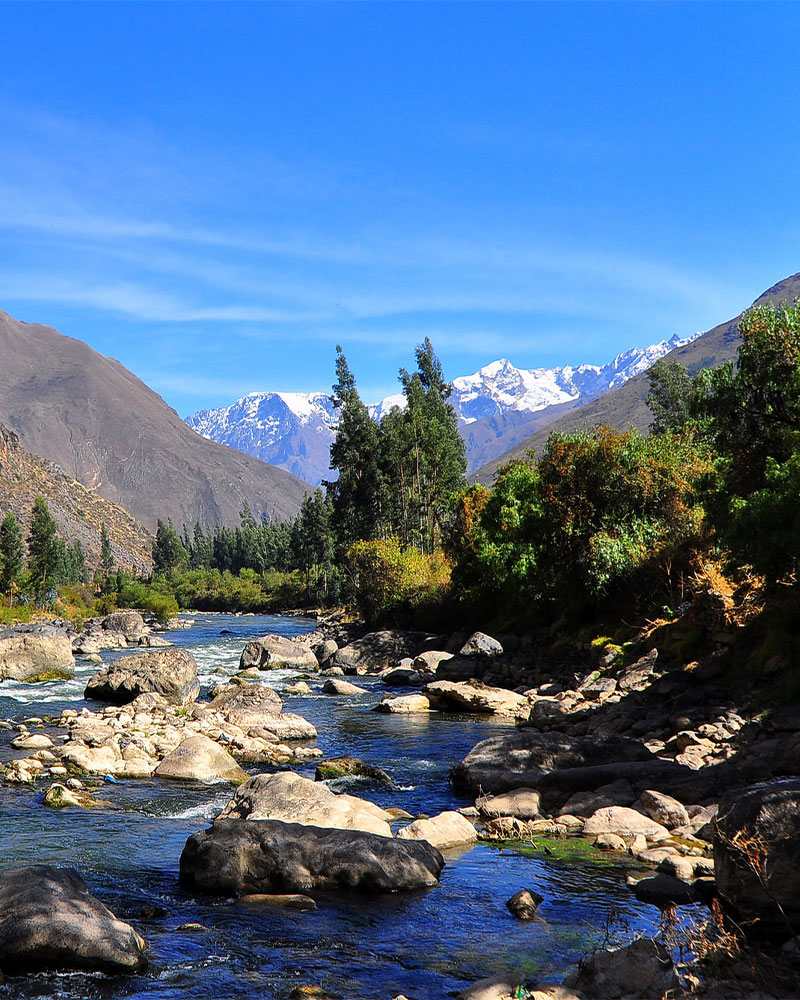 Rio Urubamba no Vale Sagrado dos Incas
