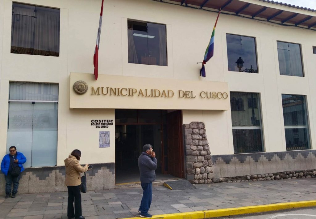 Escritório oficial da COSITUC em Cusco, local onde se adquire o Bilhete Turístico integral e parcial