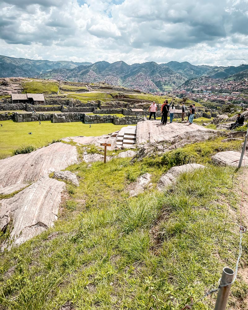 O Trono do Inca em Sacsayhuamán