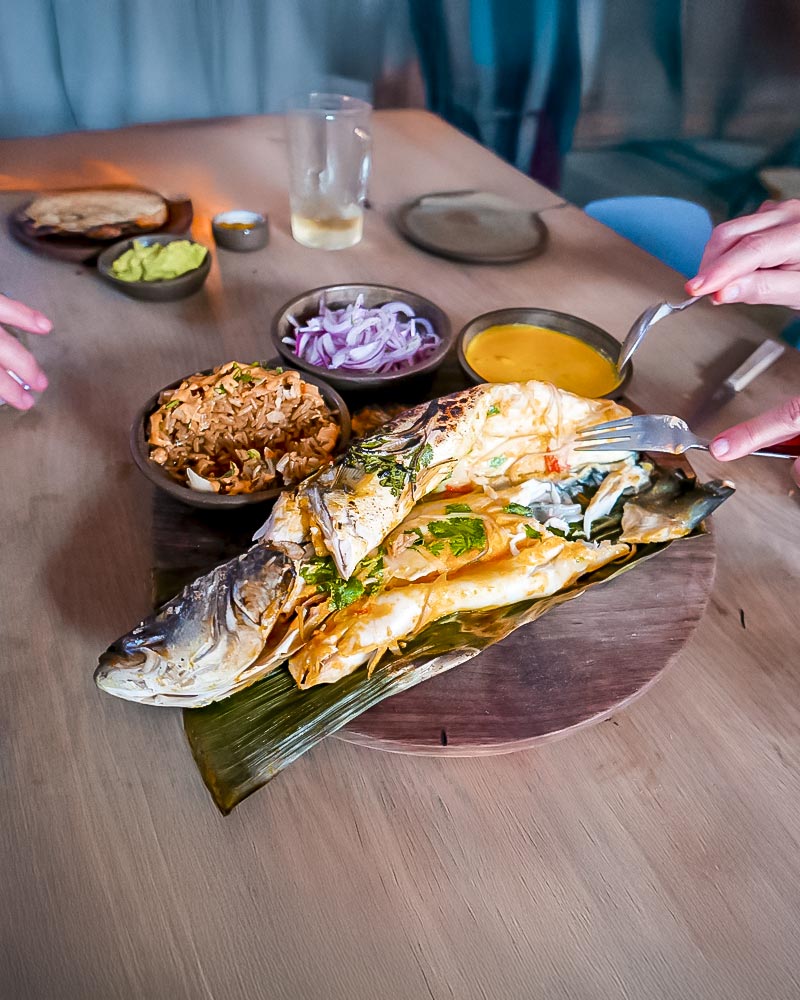 Comida da selva peruana