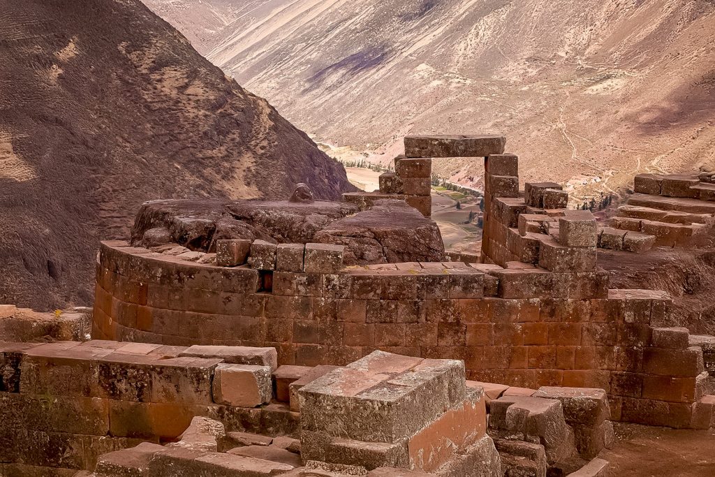 Recinto sagrado no sítio arqueológico de Pisac