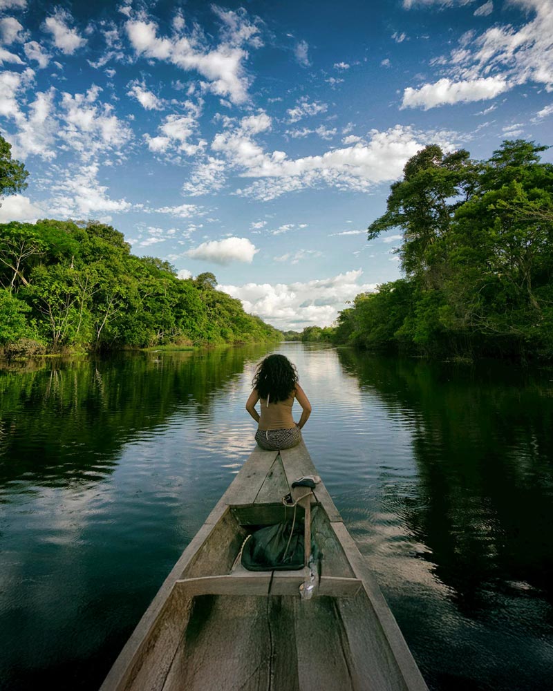 Rio Amazonas na selva Peruana