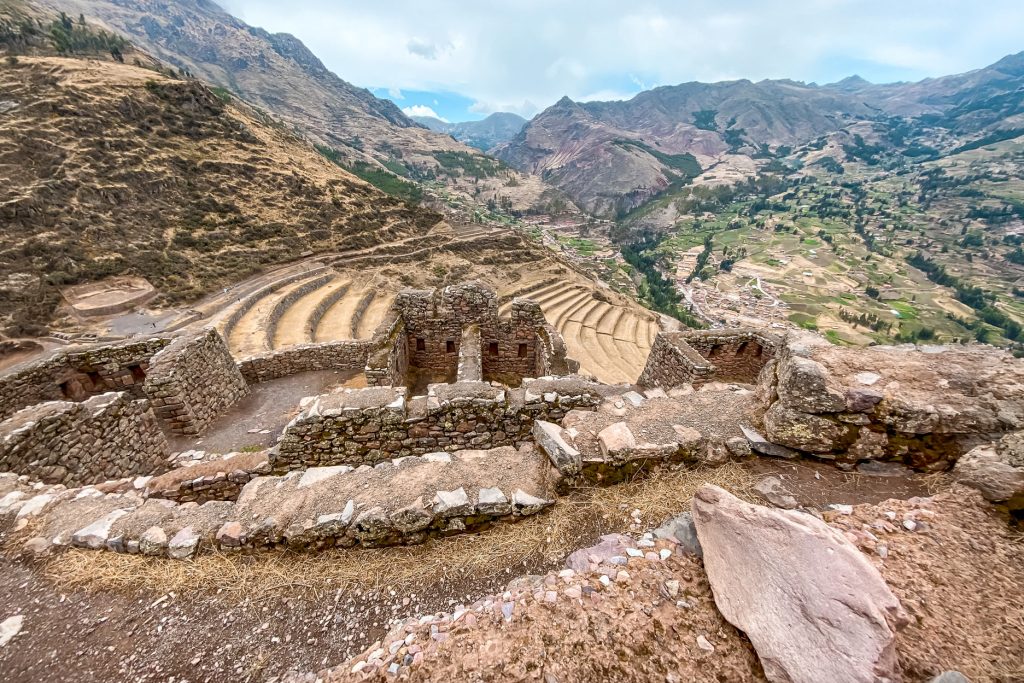 Setor Qantus Raqay no sítio arqueológico de Pisac