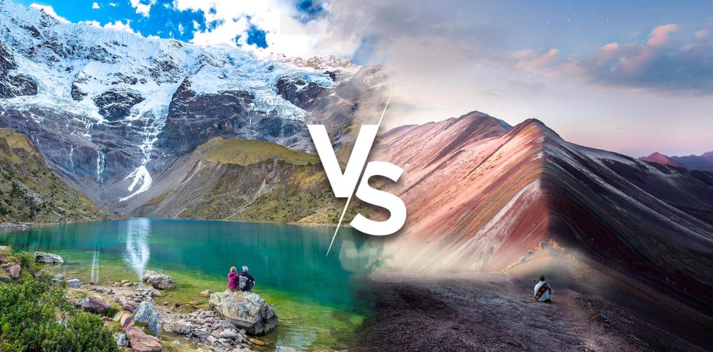 Lagoa Humantay vs Montanha das Sete Cores