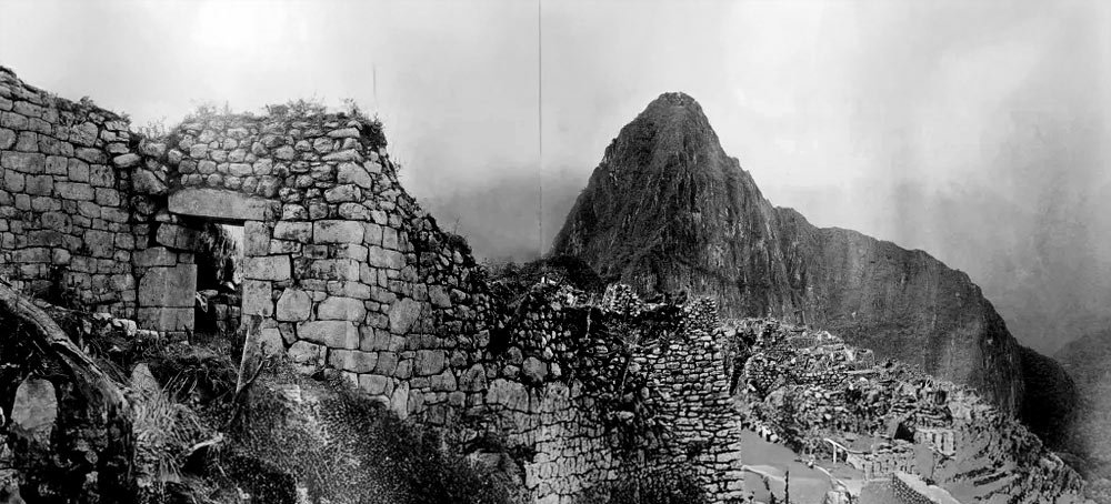 Vista da montanha Huayna Picchu