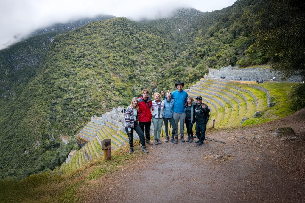 Sítio arqueológico de Wiñayhuayna no Trilha Inca