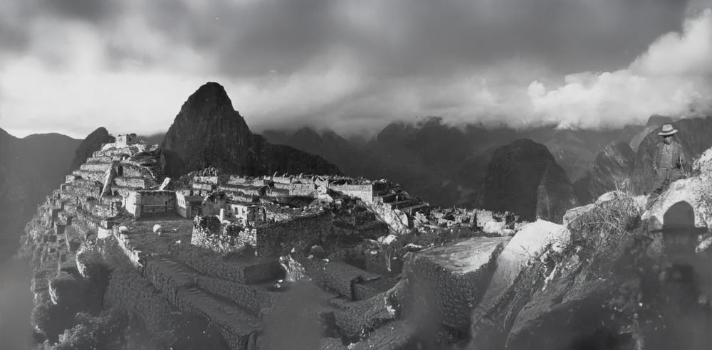 Vista panorâmica de Machu Picchu