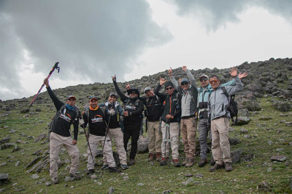 Grupo de guias do Salkantay Trekking