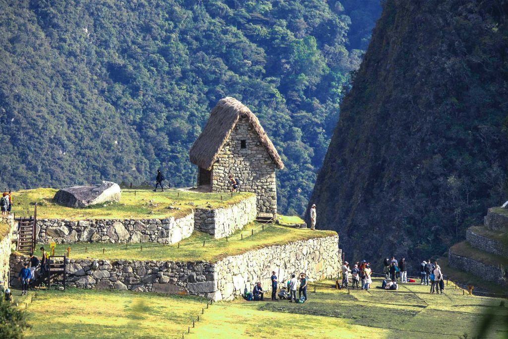 Casa do guardião em Machu Picchu