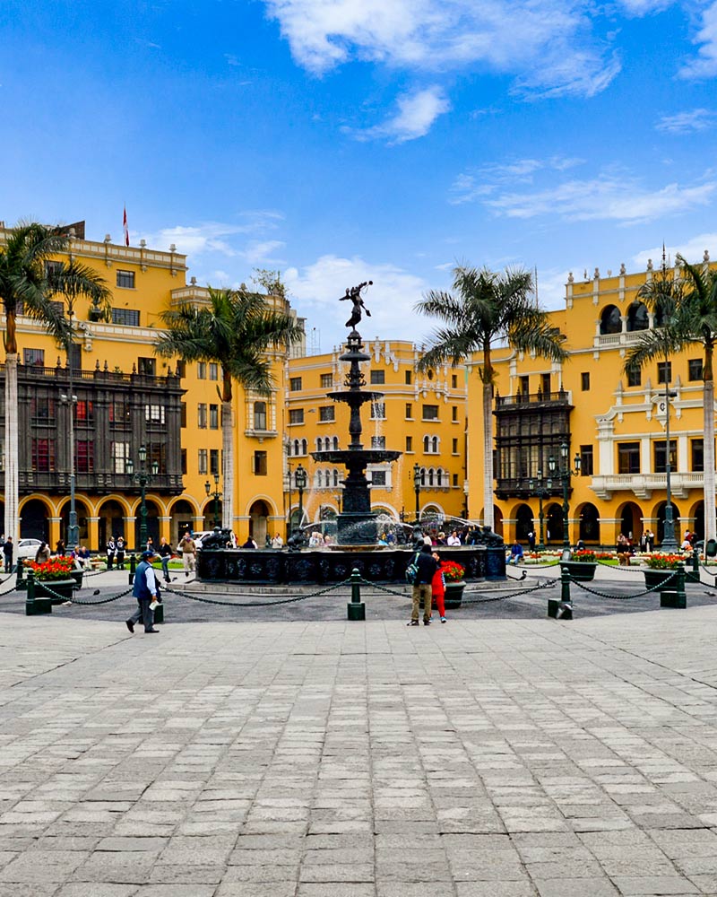 Fonte da praça de Lima