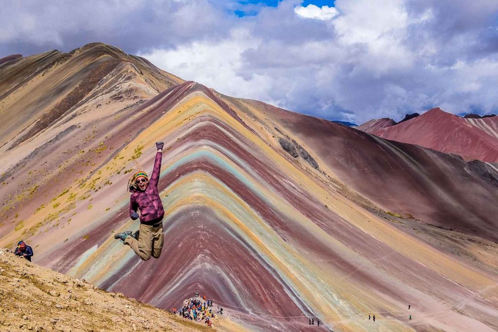 Montanha das cores, Vinincunca, em Cusco, Peru