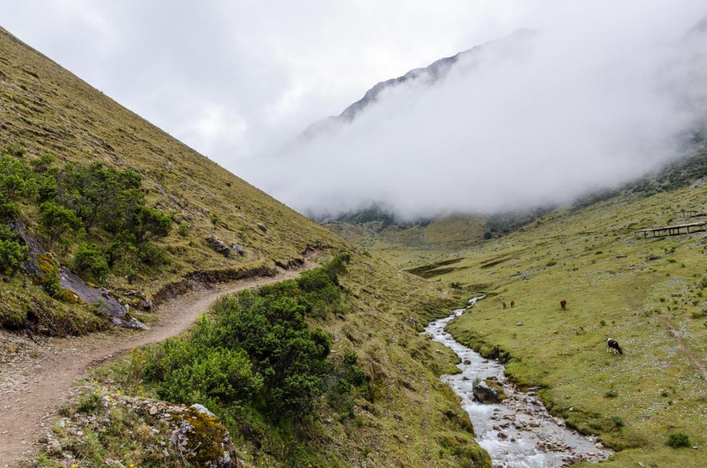 Caminhada entre as nuvens