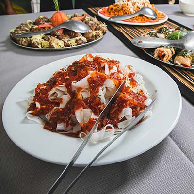 Refeições durante a caminhada