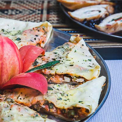 Refeições durante a caminhada