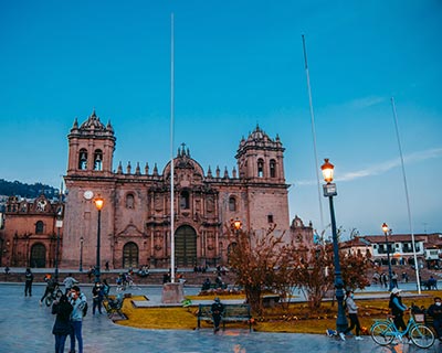 Catedral de Cusco na Plaza de Armas de Cusco - Peru