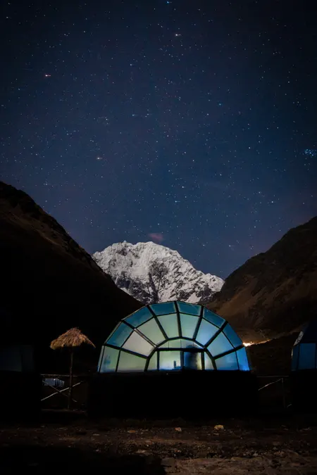 Acampamento privado em Soraypampa, Sky Camp, Salkantay