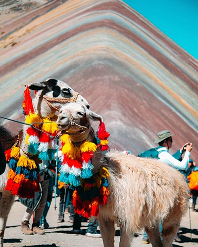 Imagem da Montanha do Arco-Íris ou Vinicunca