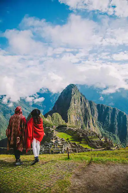 Influenciadores em Machu Picchu, Peru