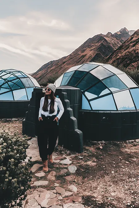 Parada turística próxima ao nosso Sky Camp em Soraypampa