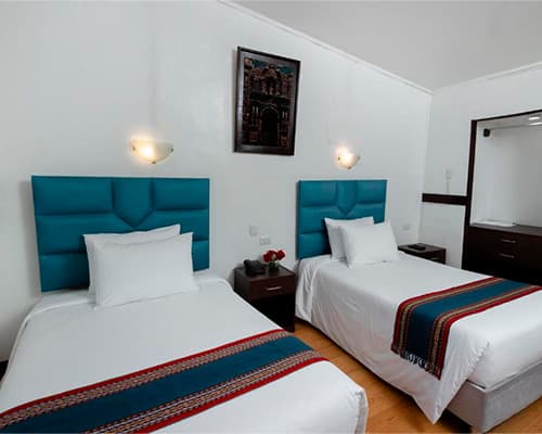 Quarto duplo ou matrimonial — Hotel Hacienda Plaza Regocijo